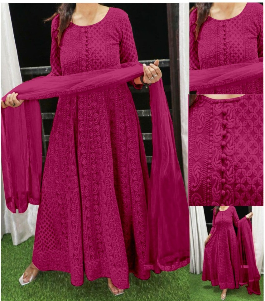Trends Enterprise Women Gown Multicolor Dress  Buy Trends Enterprise Women  Gown Multicolor Dress Online at Best Prices in India  Flipkartcom