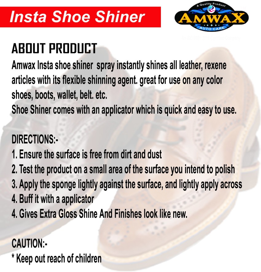 Amway shoe hot sale shine spray