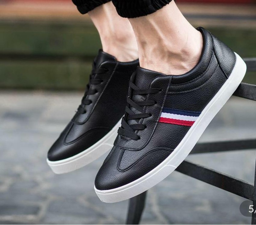 White and black deals casual shoes