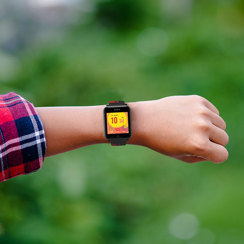 GOQii Smart Vital Junior for Kids Fitness Body Temp with 3 Months Health Coaching Smartwatch Price in India Buy GOQii Smart Vital Junior for Kids Fitness Body Temp with 3 Months