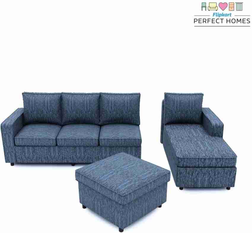 Flipkart Perfect Homes Miranda L Shape RHS Leatherette 6 Seater Sofa -  Price History