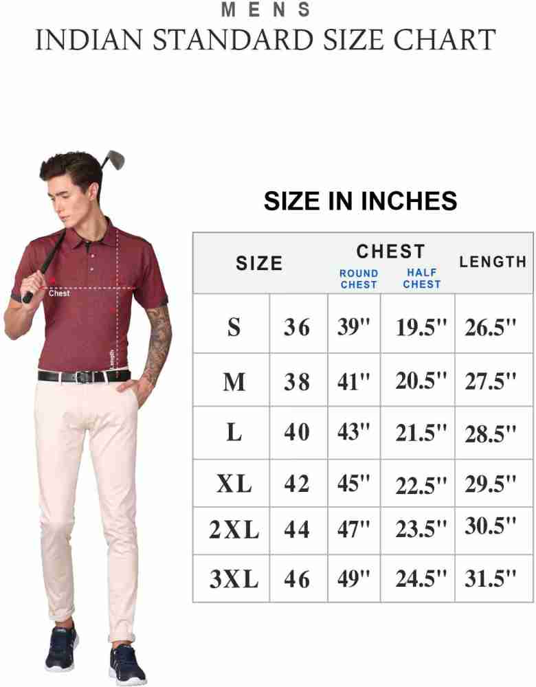 Shirt Size Chart (India), XL size, XXL size, XXXL Size Shirts