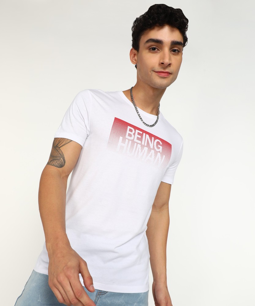 Buy White Tshirts for Men by Being Human Online