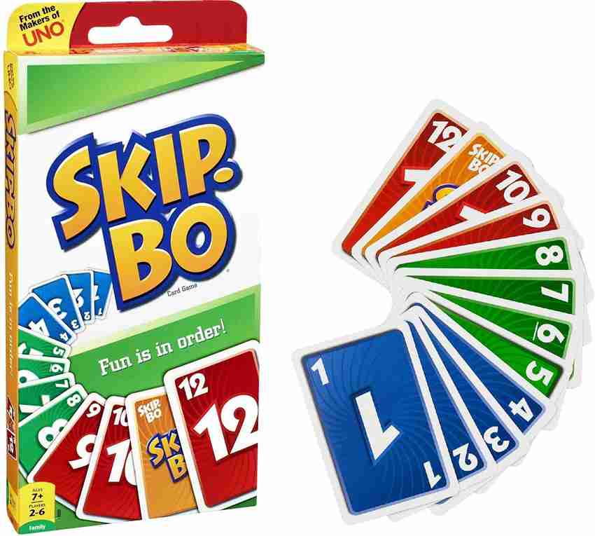 Skip-Bo Ultimate Sequencing Card Game For 2-6 Players Ages 7Y+