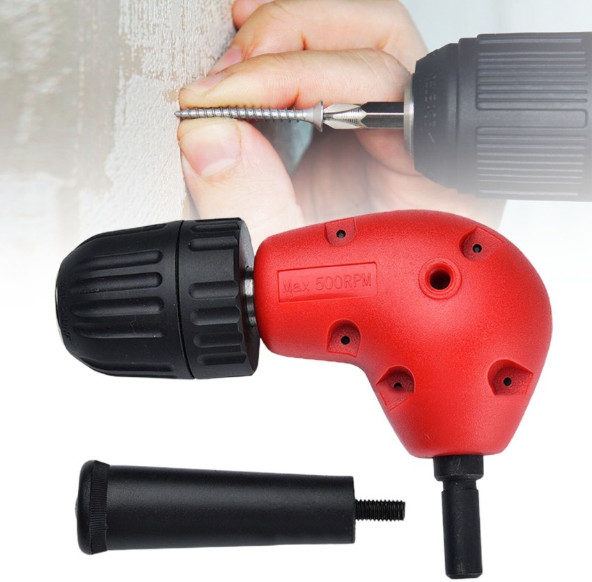 90 Degree Right Angle Drill Cordless Drill Attachment Adapter With