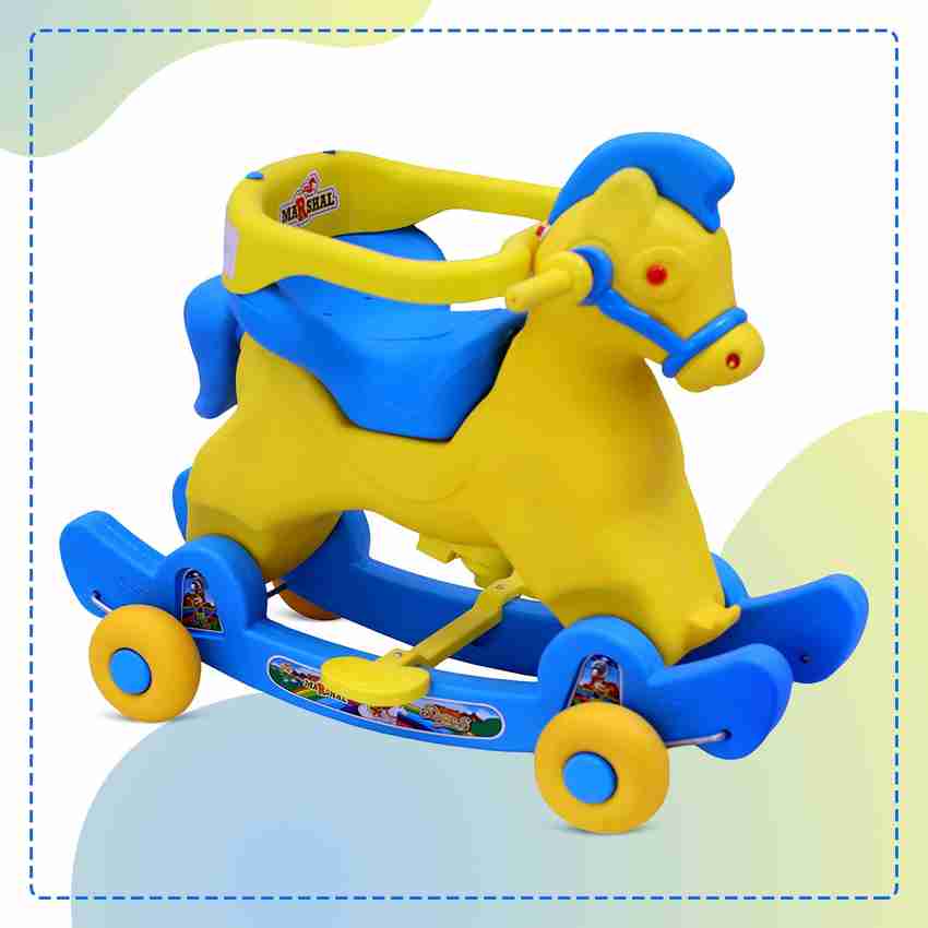 Miss Chief by Flipkart 2 in 1 Ride on Horse for Kids Horse Rider for Kids 1 Years Car Non Battery Operated Ride On