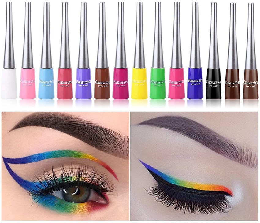 Colored liquid cheap eyeliner set