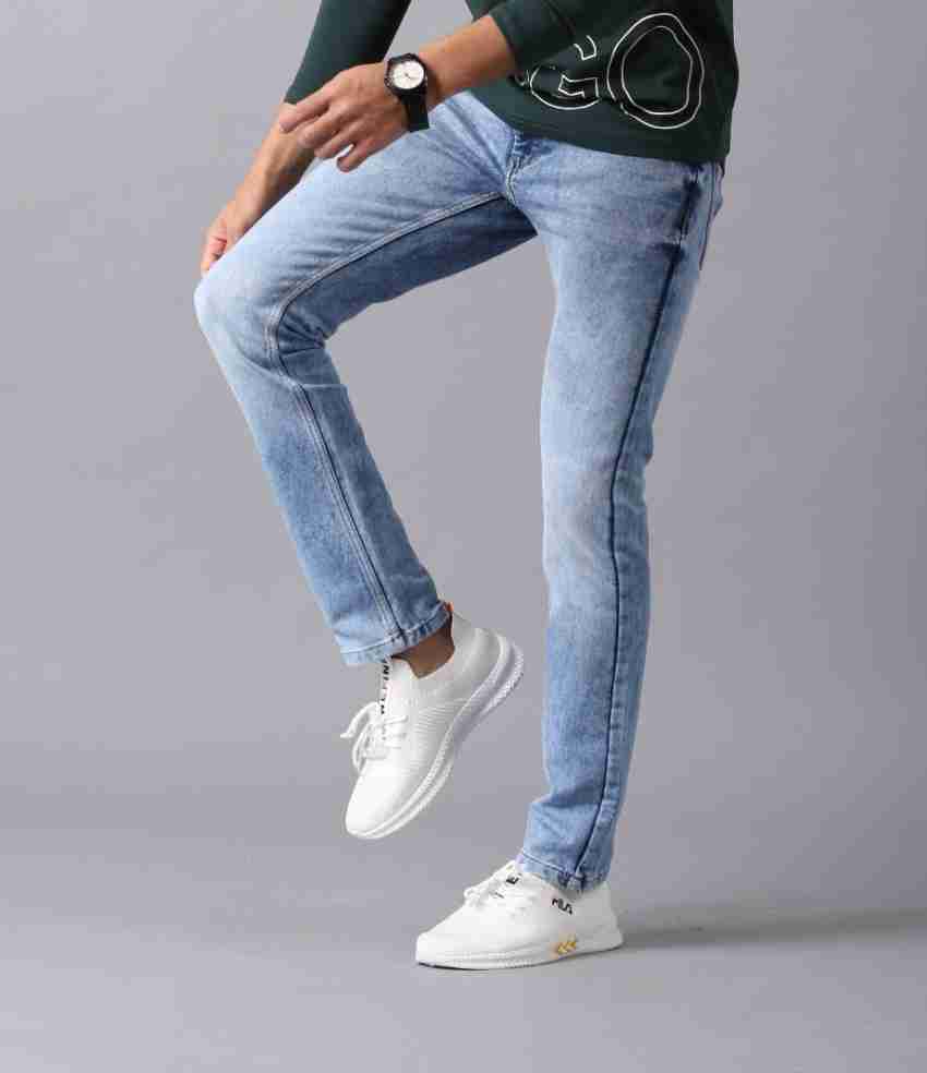 GREY COLOR SLIM FIT JEANS FOR MEN – united18