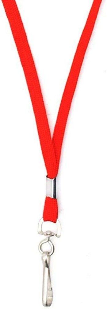 Dotpot Lanyards 10Pcs Nylon Lanyard,Lanyards Swivel Hooks Clips Great for  ID Card Holders (Orange) : : Office Products