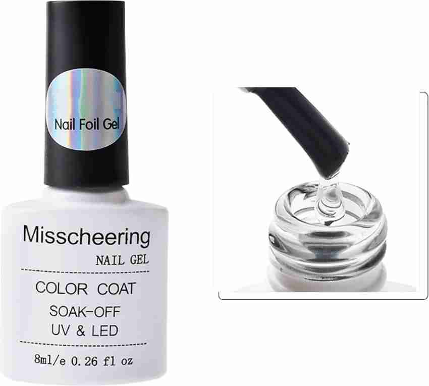 Misscheering Nail Art Transfer Foil Glue Gel 8ml Soak Off UV/LED