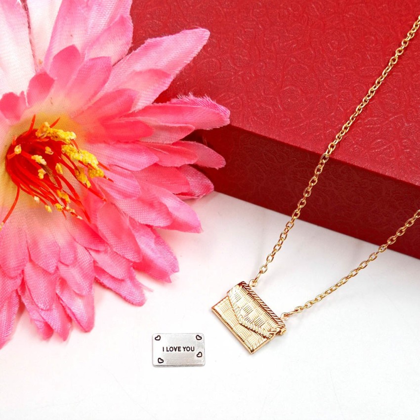 Red on sale envelope necklace