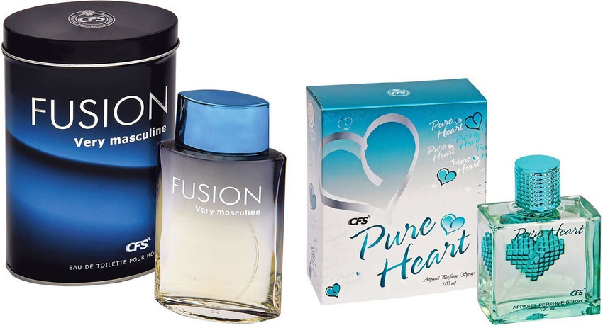 Buy CFS Fusion Very Masculine and Pure Heart Combo Perfume For