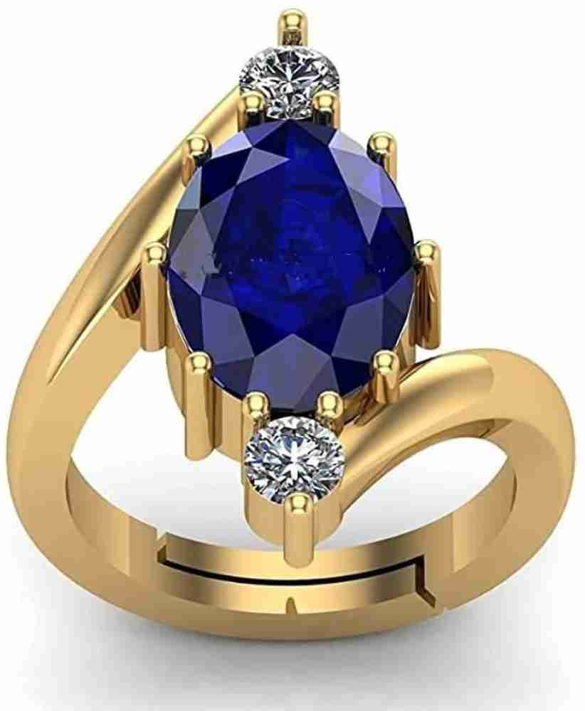 PARTH GEMS 7.25 Carat Natural Certified Blue Sapphire Gemstone