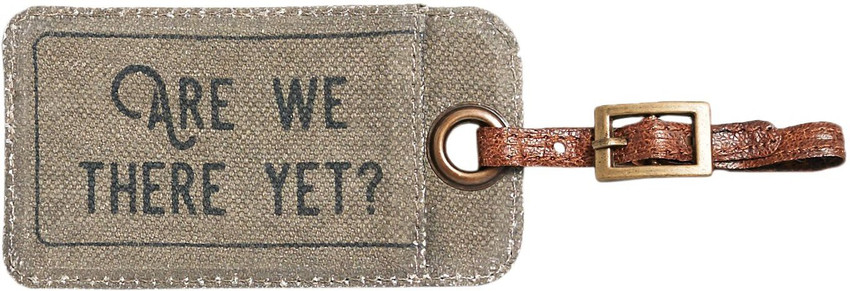 Canvas luggage tags sales
