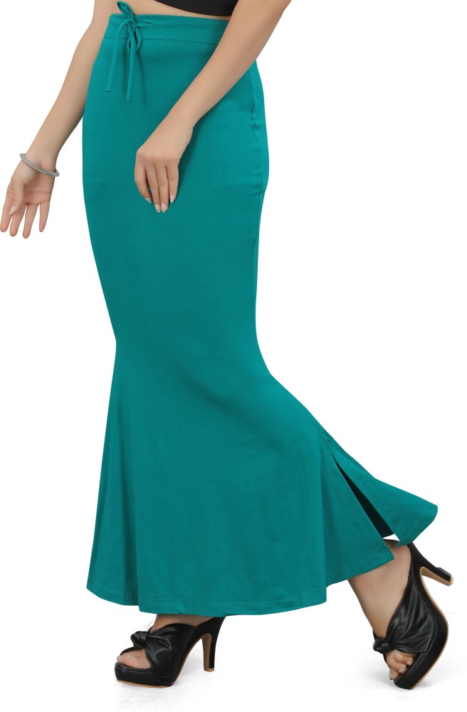 Buy TUSHKI FAB Saree Shapewear Petticoat for Women, Cotton  Blended,Petticoat,Shape Wear Dress for Saree,Skirts for Women (XL, Aqua  Green) Online In India At Discounted Prices