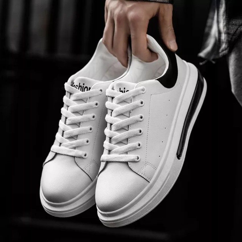 Buy Kook N Keech Men White Casual Shoes on Myntra | PaisaWapas.com