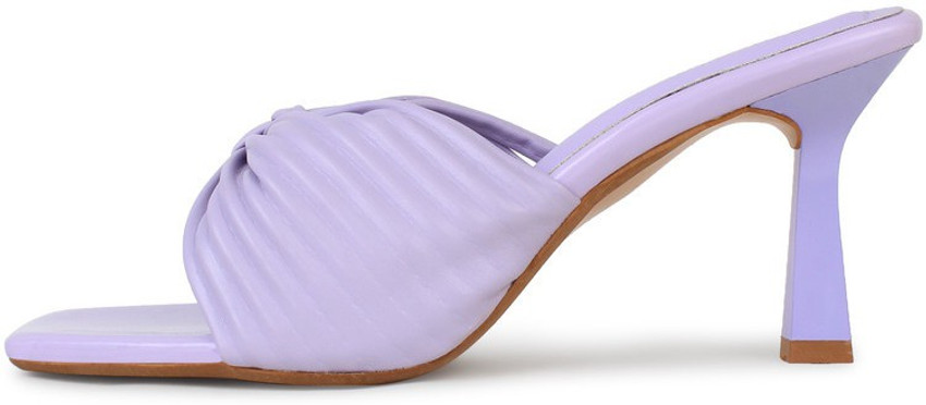 SNASTA Women Purple Heels Buy SNASTA Women Purple Heels Online
