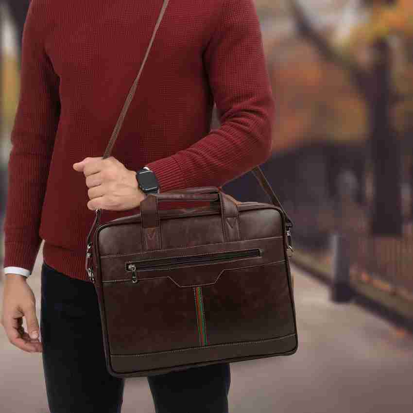 Trendy mens messenger bag on sale