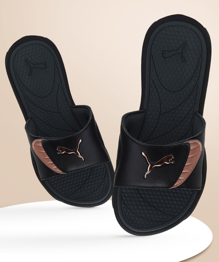 Puma slides 2024 rose gold