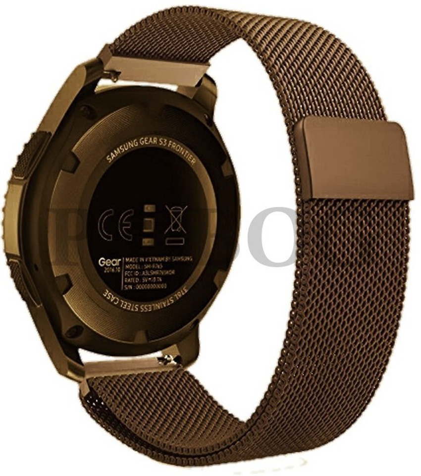 PRIBOG 19MM Metal Magnetic Watch Strap For NOISE COLORFIT PRO 2