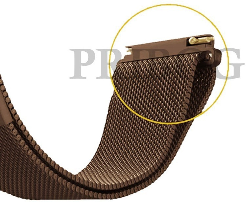 PRIBOG 19MM Metal Magnetic Watch Strap For NOISE COLORFIT PRO 2