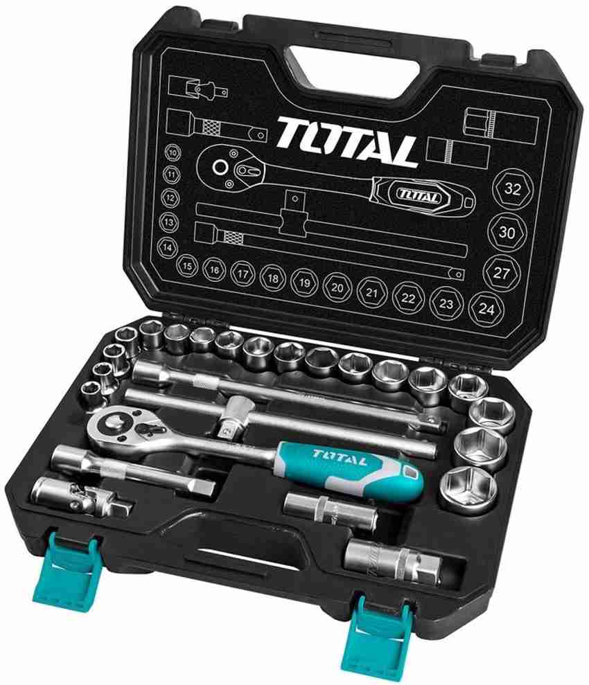 Socket set outlet total tools