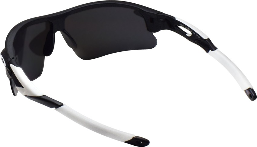 Peter Jones Red Sports Sunglasses for Driving, Biking, Cycling with HD  Night Vision Lenses (NDM007RD)