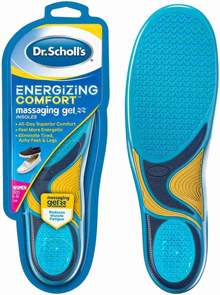 Dr. Scholl's Massaging Gel Advanced Heel Cushions for Men (8-13) Inserts to  Relieve Heel Discomfort