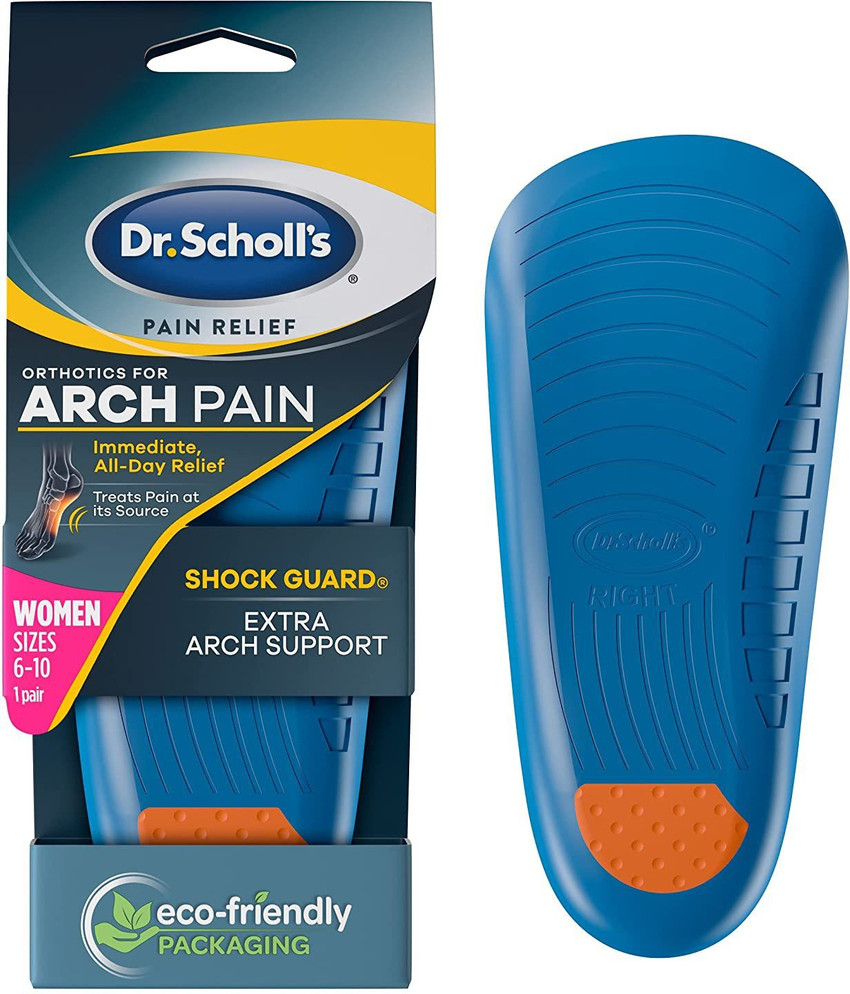 Scholl adjustable gel arch outlet supports