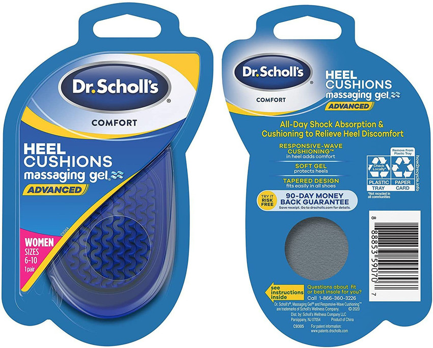 Dr scholl's heel sale cushions
