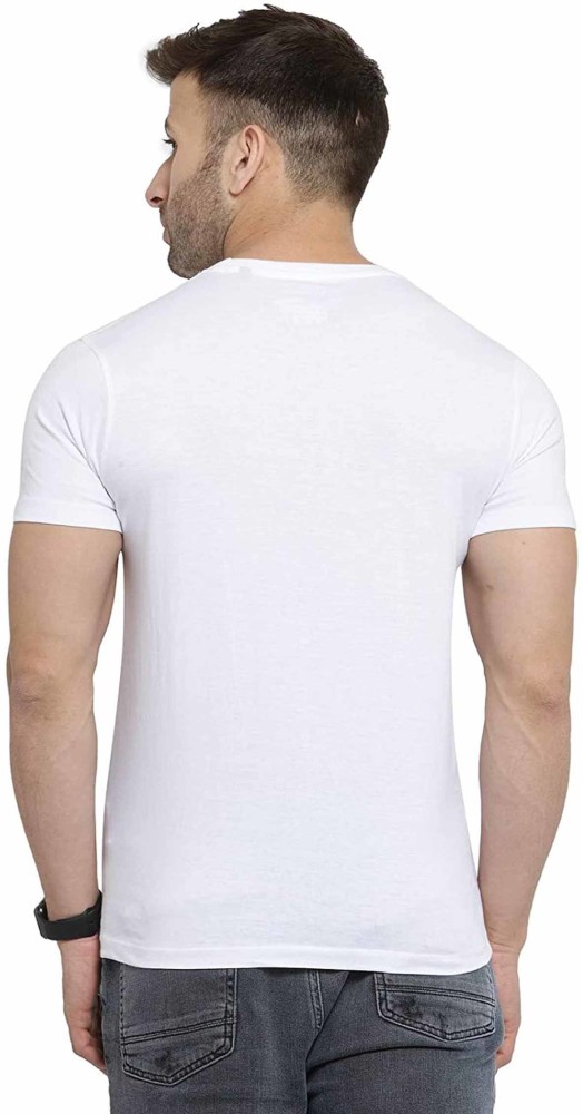 Plain Men's Half Sleeve Round Neck Polyester T Shirt Size: (M, L