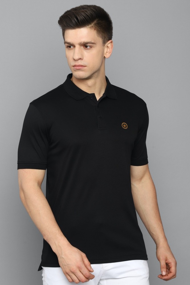 Buy Louis Philippe Black T-shirt Online - 658531
