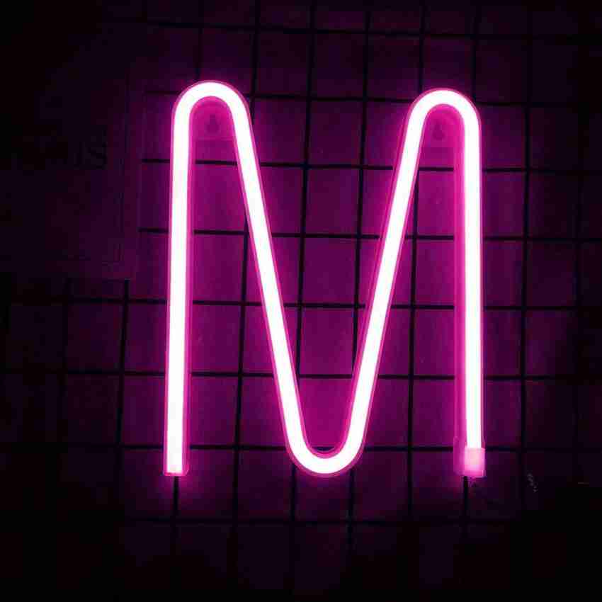 Neon store letter lights