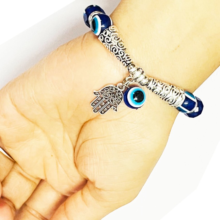 accessoo Evil Eye Bracelet and Pendant with Chain COMBO. Natural