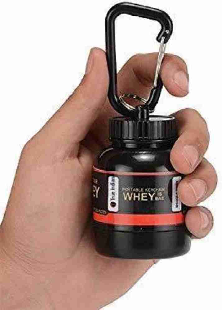 Fitprism Mini Smart Portable Protein Powder Bottle with Keychain 30 ml  Flask - Buy Fitprism Mini Smart Portable Protein Powder Bottle with Keychain  30 ml Flask Online at Best Prices in India 