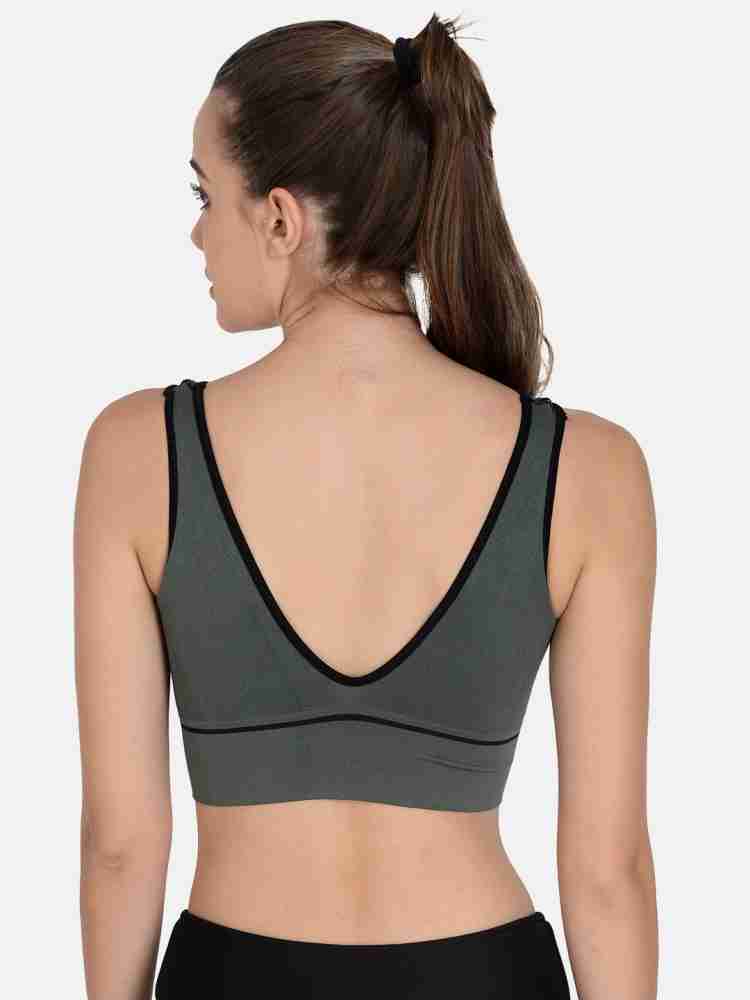 Buy mod & shy Black Removable Padded Sports Bra for Women Online