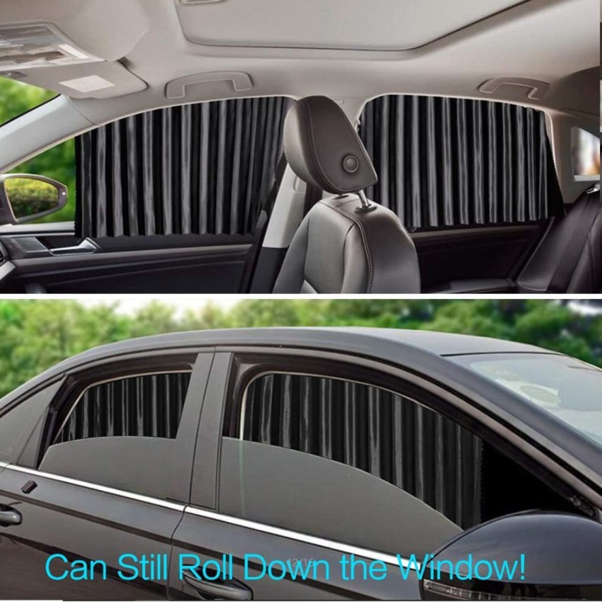 5 Pcs Car Window Shades Covers Divider Car Curtain Magnetic