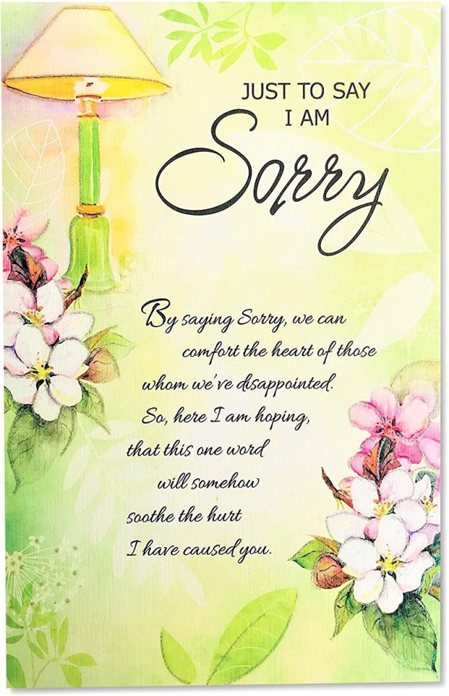 sorry cards for sister