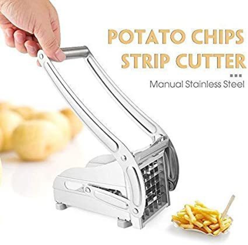 French Fry Cutter Stainless Steel Potato Slicer Manual Vegetable Cutter  Potato Chips Maker French Fries Cutter Kitchen Tools