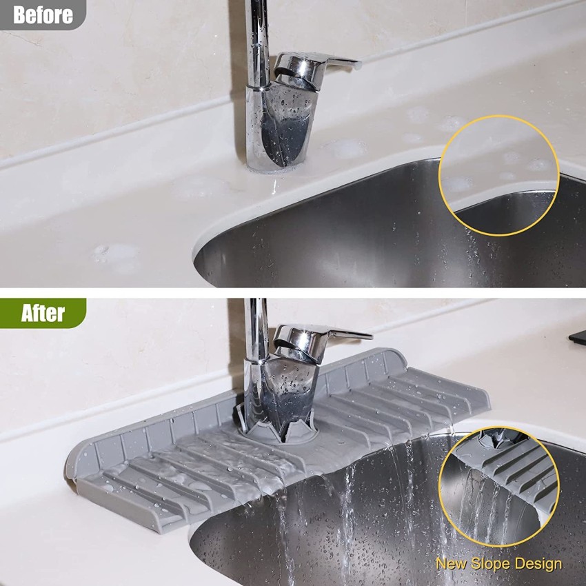 1pc Tap Water Dripping Pad, Hand Basin Drain Splash Guard, Multifunctional Sink  Draining Water Board