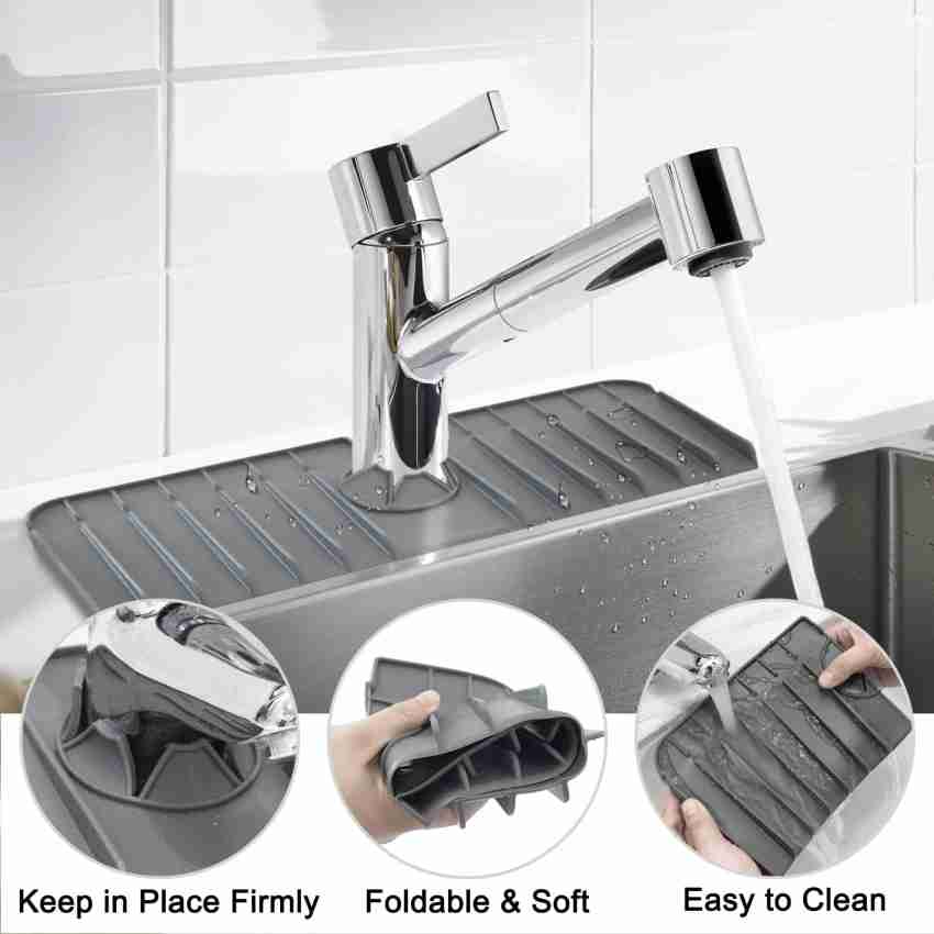 1pc Tap Water Dripping Pad, Hand Basin Drain Splash Guard, Multifunctional Sink  Draining Water Board