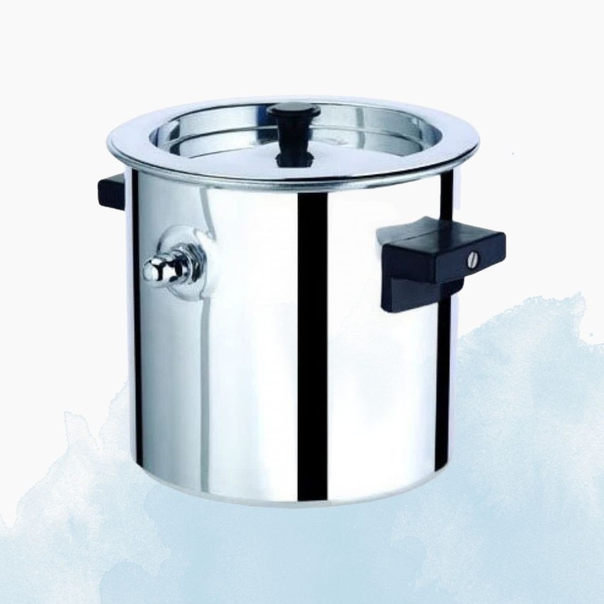 PRABHA by Prabha Heavy Gauge- Encapsulated Base Stainless Steel Milk Pot  Milk Boiler 1.8L And 14cm Diameter Pot 14 cm diameter 1.8 L capacity with  Lid