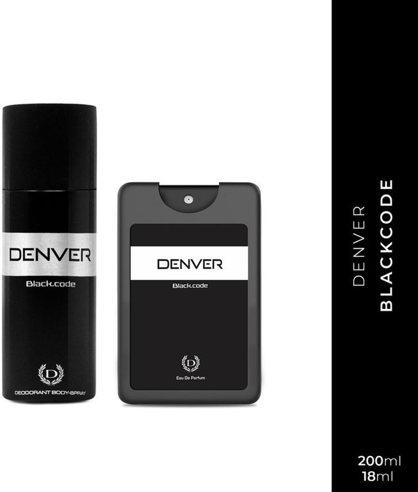 DENVER Black Code Pocket Perfume Black Code Long Lasting