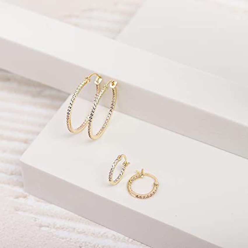 PAVOI 14k Gold Plated Sterling Silver Post Shell Pearl Drop Earrings |  Pearl Earrings for Women