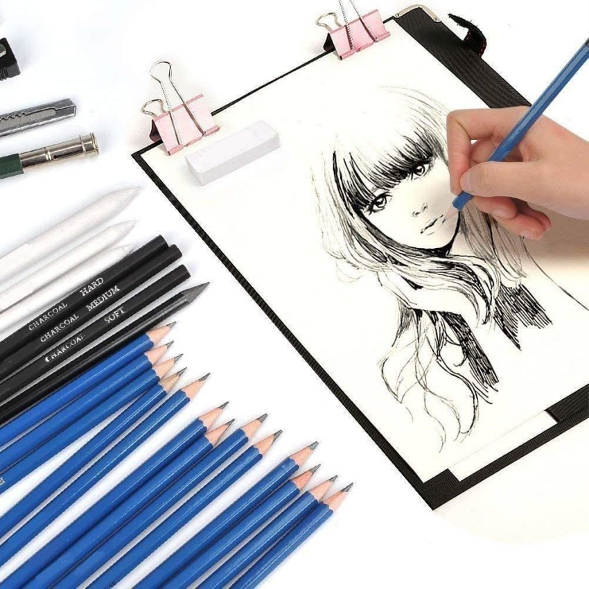 Complete Set Drawing Pencil, Graphite Sketching Art Set