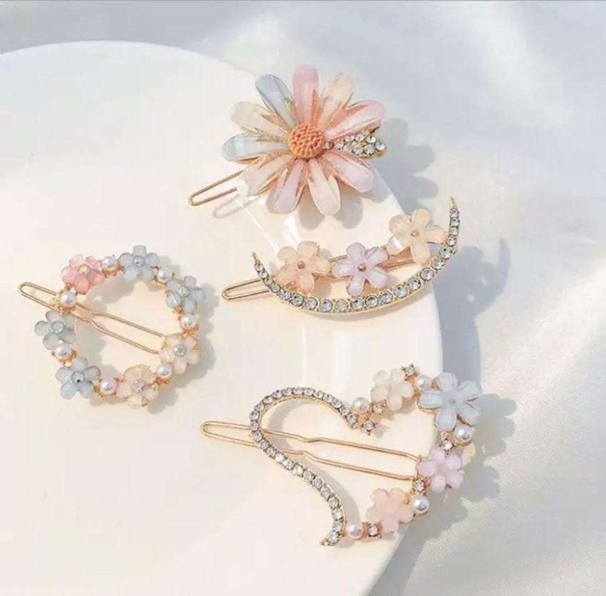 Flower hair pins for hot sale girls