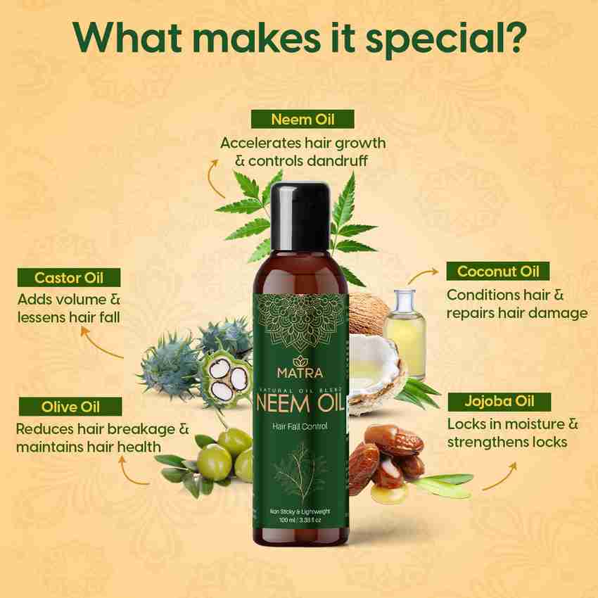 Neem oil top for hair growth
