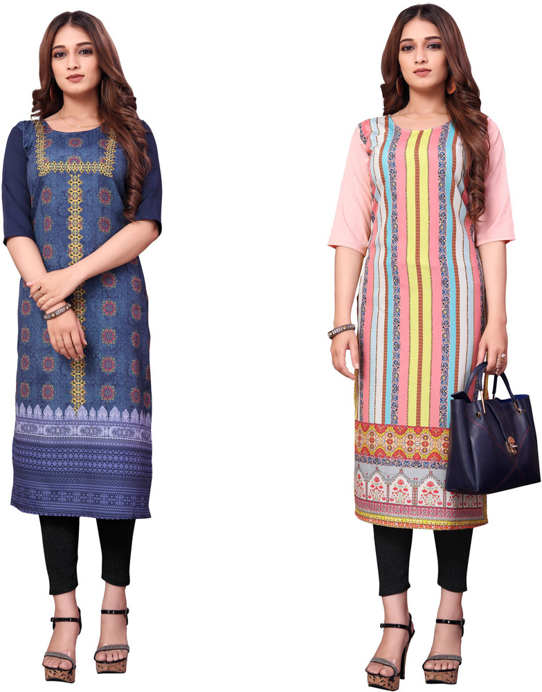 Shree Laxminarayan export Women Printed A line Kurta Buy Shree