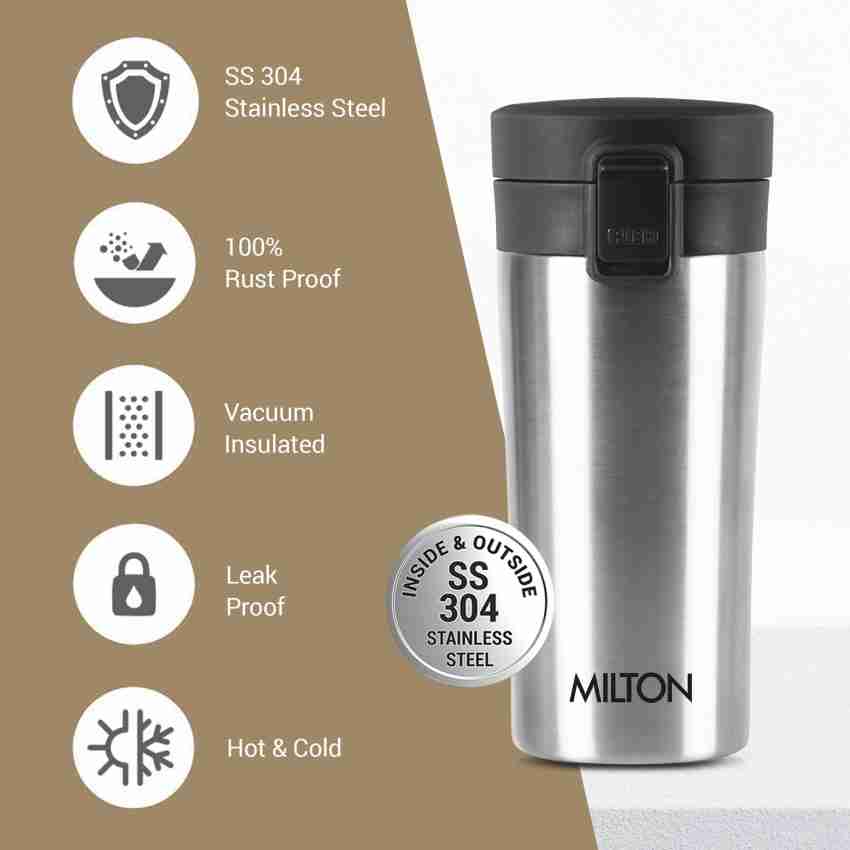 Milton Thermosteel Hot or Cold Jug Color Silver For Tea & Coffe