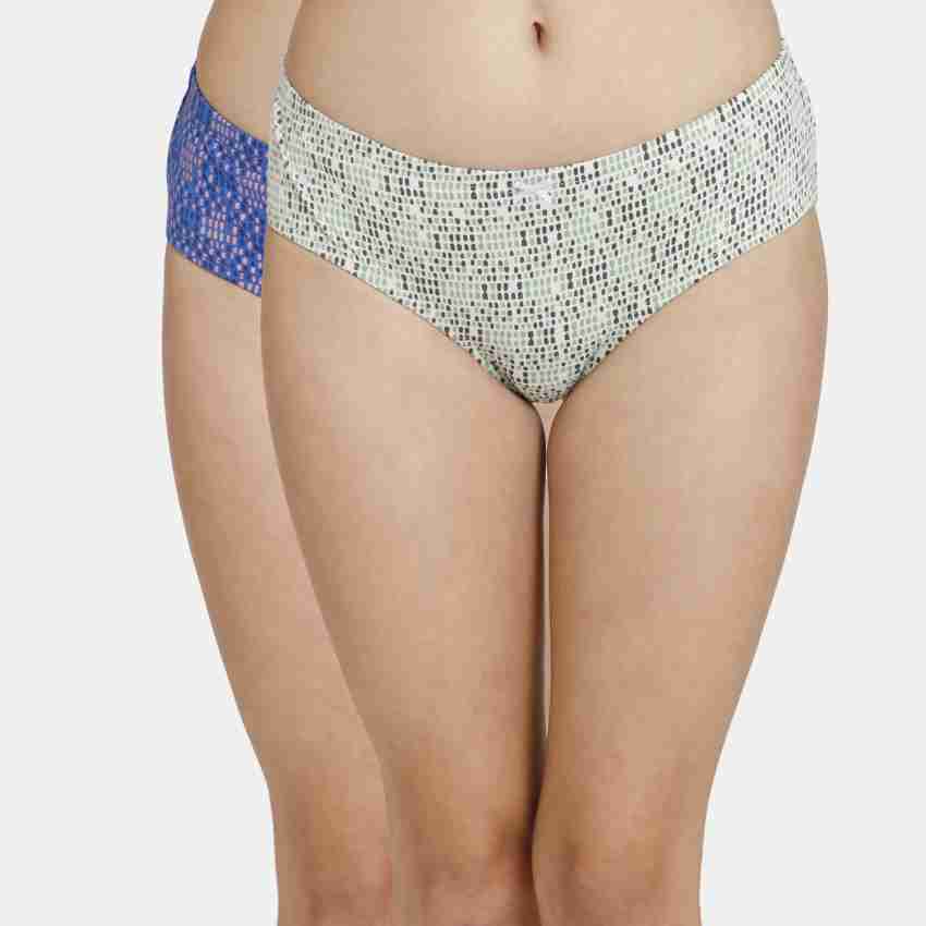 Buy Zivame Women's Cotton Blend Classic Hipster Panties (Pack of 2